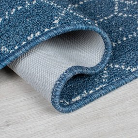 Ciemnoniebieski chodnik odpowiedni do prania 57x230 cm Argyll – Flair Rugs