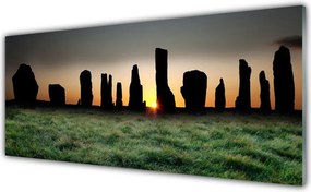 Panel Szklany Surowa Tekstura Skały