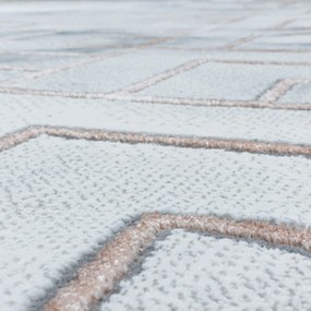 Dywan ekskluzywny Naxos mozaika szaro-brązowy 80 cm x 250 cm