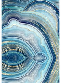 Niebieskie dywaniki łazienkowe zestaw 2 szt. 60x100 cm – Foutastic