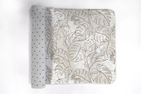 Dywanik łazienkowy antypoślizgowy Dywanik łazienkowy antypoślizgowy Liście monstery