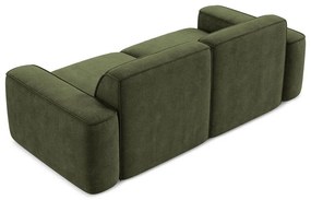 Zielona sofa z tkaniny szenilowej 204 cm Omao – Makamii