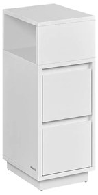 Szafka nocna ROBIN, 30x25x65cm, biała Vasagle