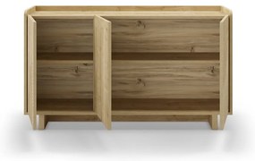 Komoda w dekorze dębu w naturalnym kolorze 140x80x40 cm Daira – Marckeric