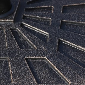 Stojak na parasole Outsunny 15 kg uchwyt na parasol do żywicy syntetycznej Ø38 mm Ø48 mm