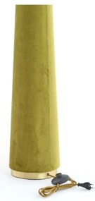 Zielona lampa stojąca z tekstylnym kloszem (wysokość 168 cm) Devia – Light &amp; Living