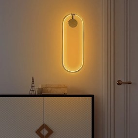Kinkiet LED w kolorze złota Can – Opviq lights