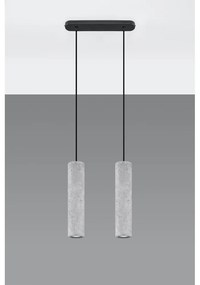 Betonowa lampa wisząca Nice Lamps Fadre, dł. 34 cm