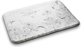 Dywanik pod prysznic Dywanik pod prysznic Linie Ptaki