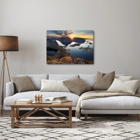 Obraz - Krajobraz górski, Norwegia (70x50 cm)