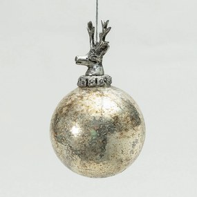 Bombka szklana Royal Deer 10x10x16 cm