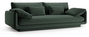 Ciemnozielona sofa 220 cm Torino – Micadoni Home