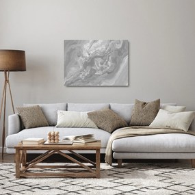 Obraz na szkle - Marmur w czerni i bieli (70x50 cm)