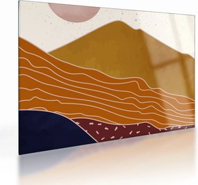 Obraz na szkle - Spacefrog design mountain N⁰1 (70x50 cm)