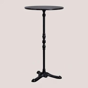 Wysoki Stół Barowy Z Marmuru Roma Czarny Marmur Marquina & Redondo & Czarny - Sklum