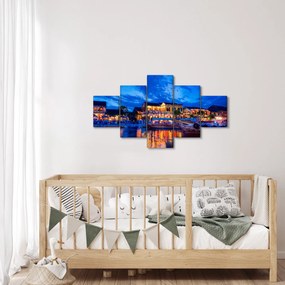 Obraz nocnego miasta Hoi An w Wietnamie (125x70 cm)