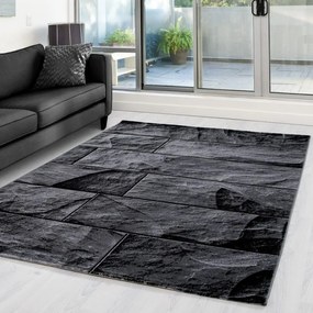 Dywan nowoczesny Parma Granit czarny 240 cm x 340 cm