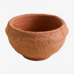 Dekoracyjna Miska Z Terakoty Agnon Ø15 Cm & Red Sienna - Sklum