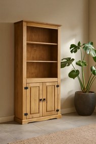 Drewniany brązowy kredens F0-A42