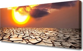 Obraz canvas Żar Pustynnego Słońca