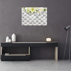 Obraz kwiatów lilii (70x50 cm)