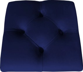 Pufa CHESTERFIELD tkanina Welur loft ławka podnóżek metal : Kolor Stelaża - Czarny , Kolor tkaniny - VELVET - MG16, Typ tkaniny - Velvet