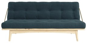 Sofa rozkładana ze sztruksową tapicerką Karup Design Folk Raw/Pale Blue