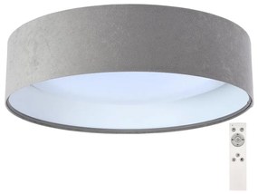 LED Ściemniany plafon SMART GALAXY LED/24W/230V szary/biały + pilot