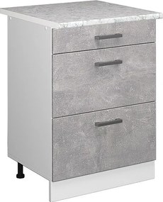 Szafka dolna do kuchni beton 60x60x81.6 r-line