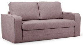 Jasnoróżowa rozkładana sofa 160 cm Come – Bobochic Paris