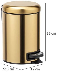 Kosz łazienkowy LEMAN, 3 L, WENKO