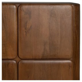 Brązowa szafka z litego drewna mango 104x110x45 cm Nosy – Ixia