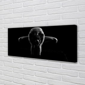 Zdjęcie na płótnie Czarno-Biały Portret Kobiety