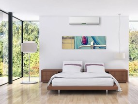 Obraz turkusowego weterana (170x50 cm)