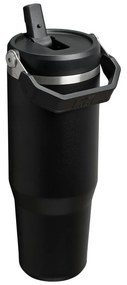 Czarny termos 890 ml IceFlow Flip Straw 2.0 – Stanley