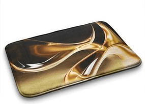 Dywanik do łazienki Dywanik do łazienki Złoto Abstrakcja