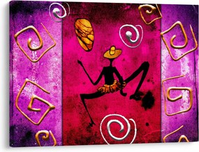 Obraz historycznego muralu (70x50 cm)