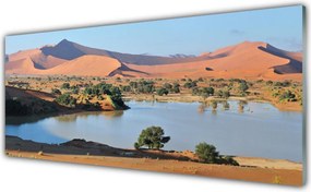 Panel Szklany Oaza Spokoju Na Pustyni