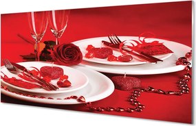 Panel nad Blat Kuchenny Róża, Serca i Kieliszki