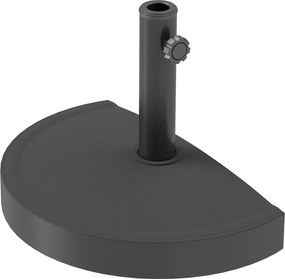 Podstawa do parasola Outsunny z betonu, półokrągła, uchwyt na parasol, ciężarek dla parasola 34/38/48mm