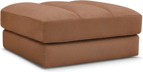 Pomarańczowy aksamitny podnóżek Sierra – Bobochic Paris