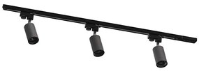 Zuma Line 3551 - Oprawa punktowa do systemu szynowego TUBE 3xGU10/35W/230V czarna