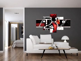 Obraz obrazu starożytnej damy (125x70 cm)