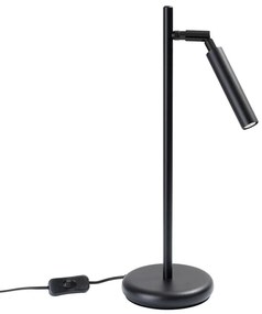 Czarna lampa stołowa (wysokość 43 cm) Fideus – Sollux