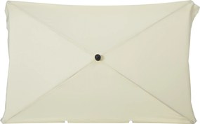 Outsunny Parasol Ogrodowy Składany Ochrona UV Kremowy Czarny Stylowy i Praktyczny do Ogrodu Balkonu Plaży | Aosom PL