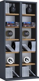 Drewno CD DVD Stand Shelf Cabinet Milano