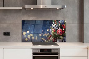 Panel szklany do Kuchni Choinka w Zimowej Aurze