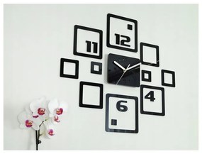 Stylowy zegar na ścianę nowoczesny naklejany ozdobne elementy dekoracyjny