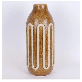 Wazon ceramiczny 39x16,3 cm brązowy