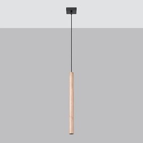 Lampa wisząca PASTELO 1 drewno